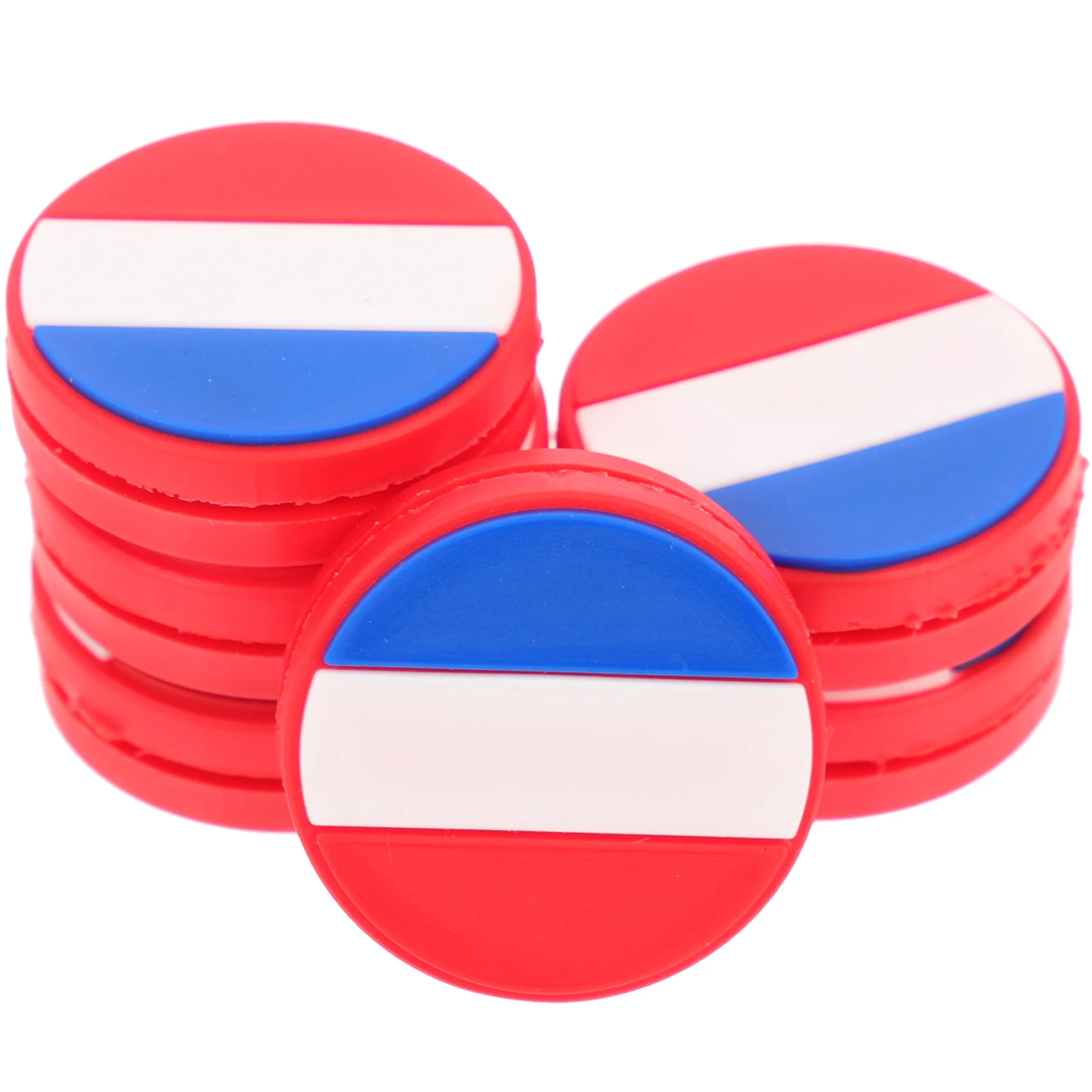 

6pcs National Flag Designed Racket Vibration Dampeners Absorber Silicone Racket Accessory For Shock Reduction Damping Tool