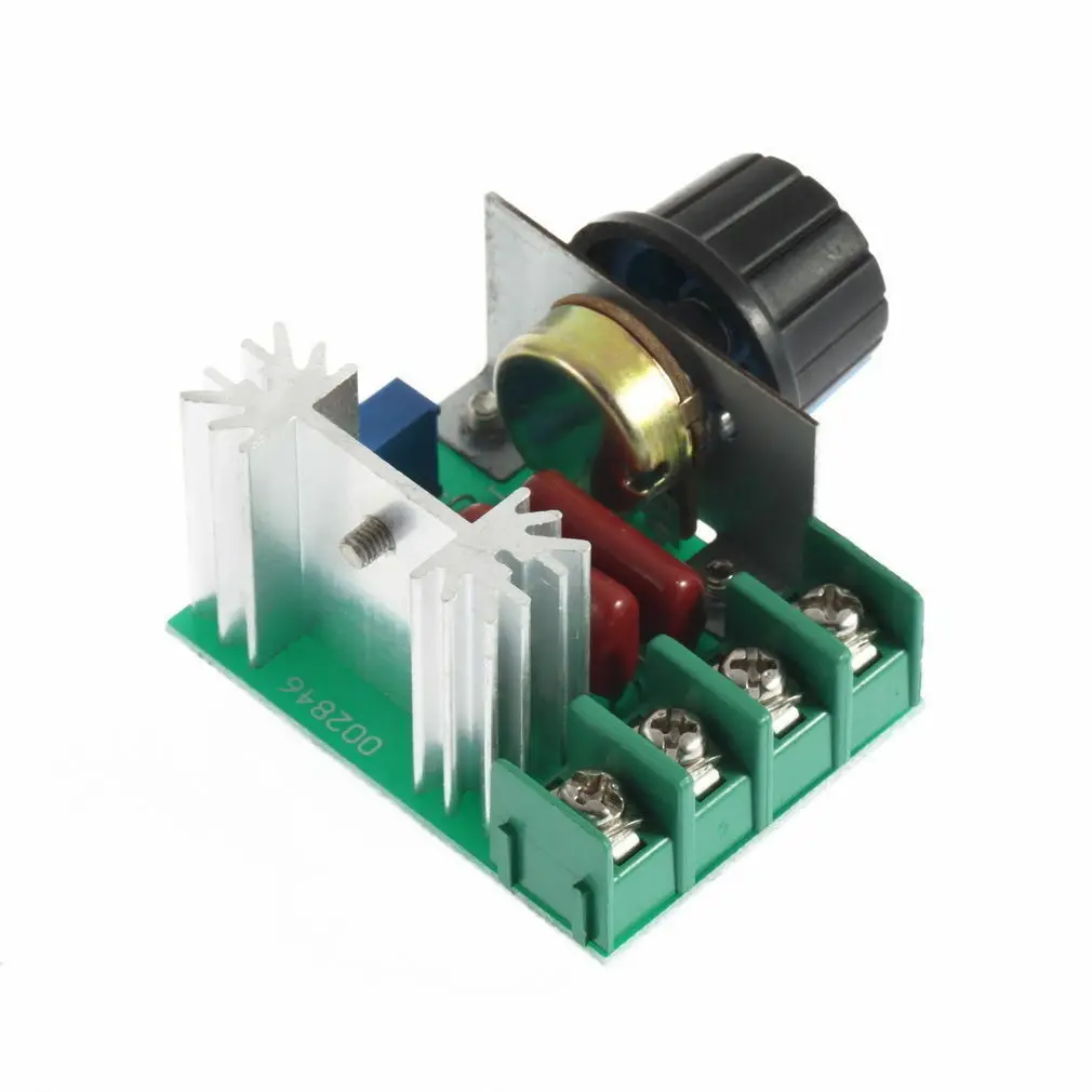 AC 220V 2000W SCR Voltage Regulator Dimming Dimmers Motor Speed Controller Thermostat Electronic Voltage Regulator Module