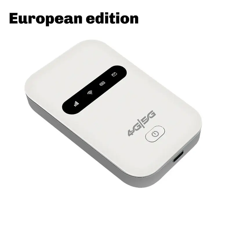 DT21 4G LTE Mobile WiFi Router 150Mbps, Portable Hotspot with SIM Card Slot, Wireless Internet Modem for Travel Car, 3000mAh