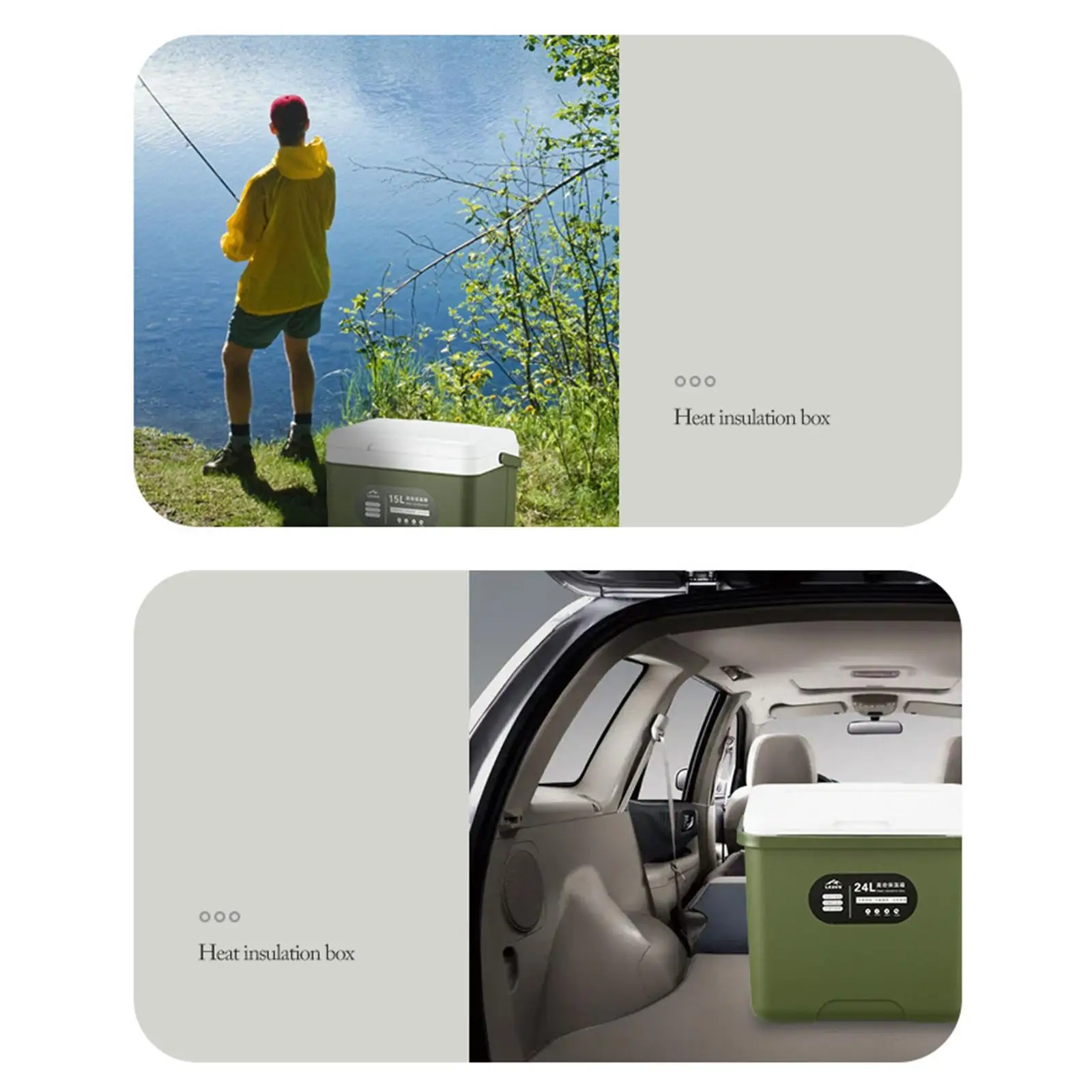 Foam Car Refrigerator Car Outdoor Multifunction Mini Fridge Storage Catering Therma Insulated Thermal Box for Picnic Camping