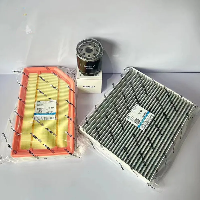 3pcs/set Filter Set for 2024 Geely Galaxy L6 L7 1.5T  Hybrid  engine power 1.5T Air Filter&Oil Filter&Cabin Filter