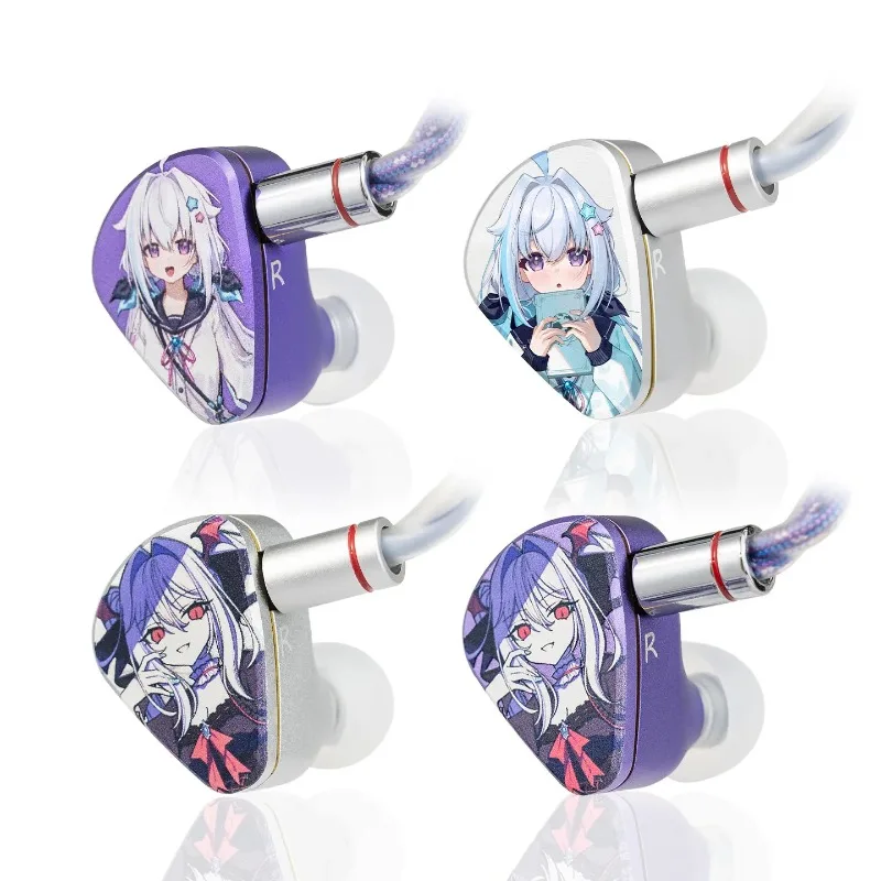 CVJ VIVIAN Replaceable Faceplates Custom Design IEM Earphones with Character Pattern Giifts