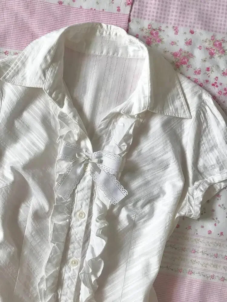 

Панк футболка Y2k Crop Top Kawaii Sweet Girl Harajuku Gothic Sexy Kawaii Slim Повседневная женская одежда Летняя кокетка Гранж Майки