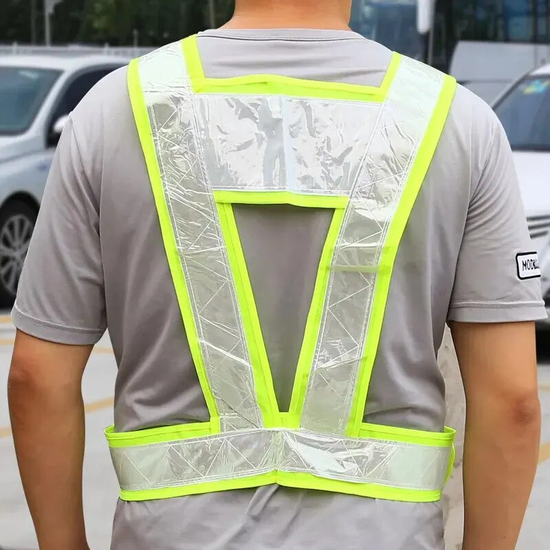 Reflective Vest Traffic Cycling Car Safety Warning Environmental Sanitation Construction Fluorescent Net Protection Vest