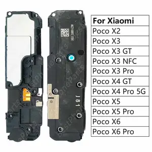 Bilashmart Loudspeaker Xiaomi Poco X4 GT X5 X6 Pro 5G X2 X3 NFC Loud Speaker Buzzer Ringer Sound Module Spare Parts