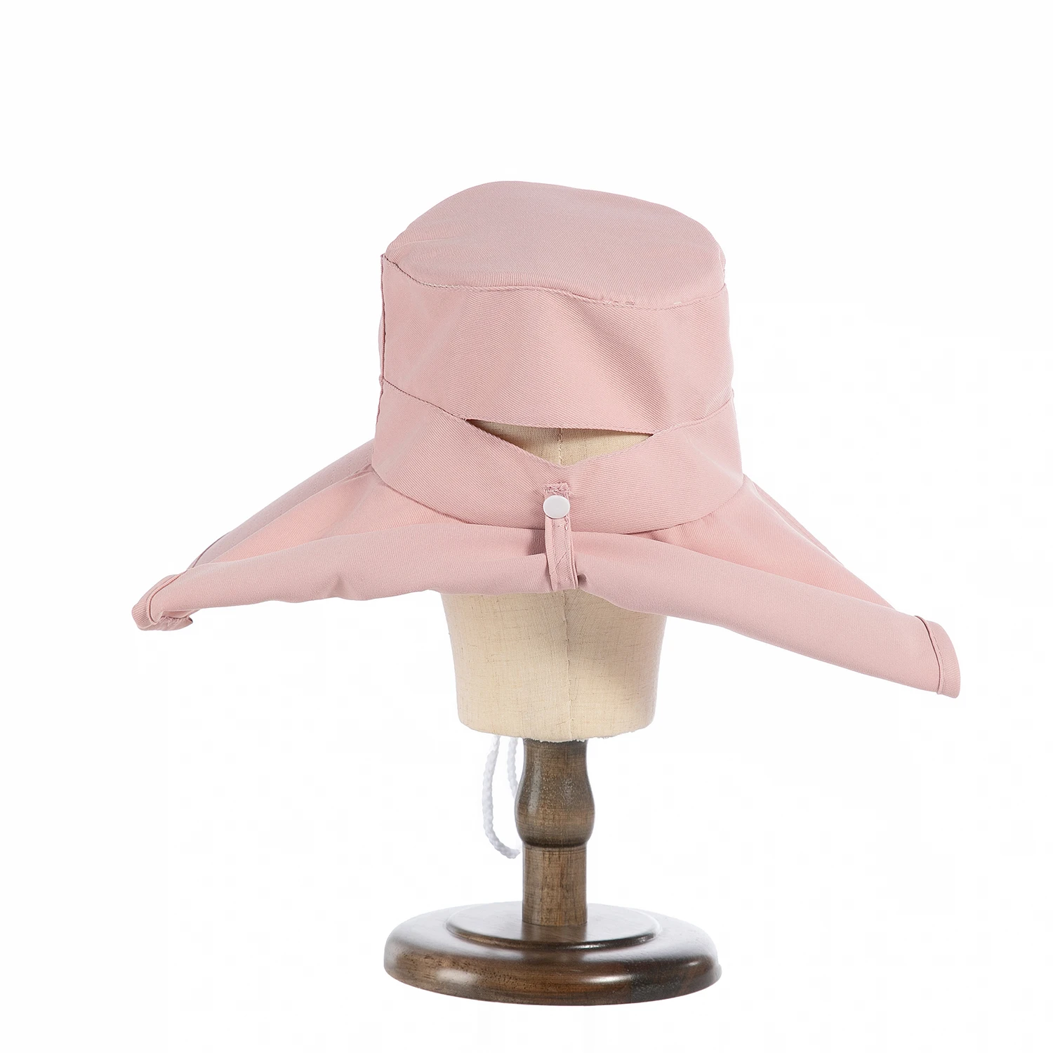 Outdoor Sun Bucket Hat for Women Girls Fishing Hat Wide Brim Bucket Hat with Neck Cover Protection Safari Cap