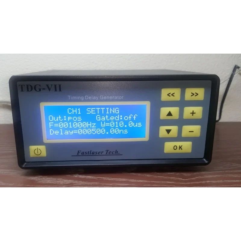 

Высокоточный цифровой задержка сигнала, дистанционное управление, разрешение 0,25 нс, точность ниже 100 шт., 7-канальный генератор сигналов TTL