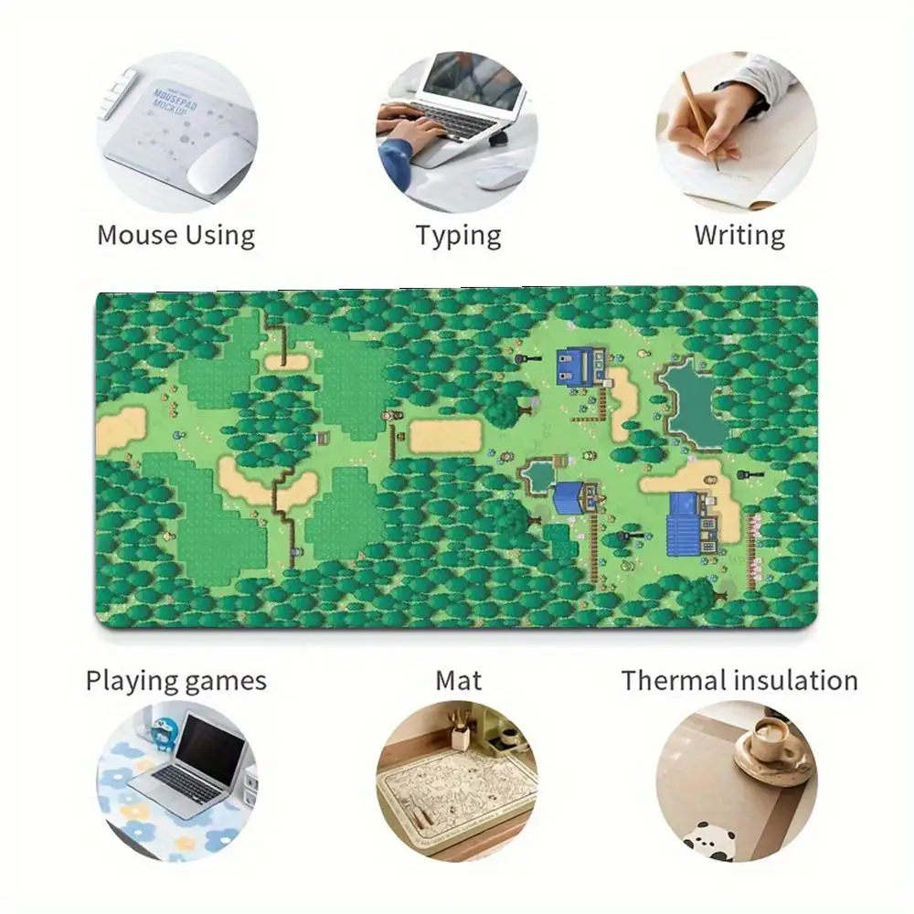 Alas Mouse Permainan Labirin Baru Aksesori Kantor Gamer Kabinet Pc Alas Meja Permainan Meja Komputer Alas Gaming Keyboard Alas Meja Bawah