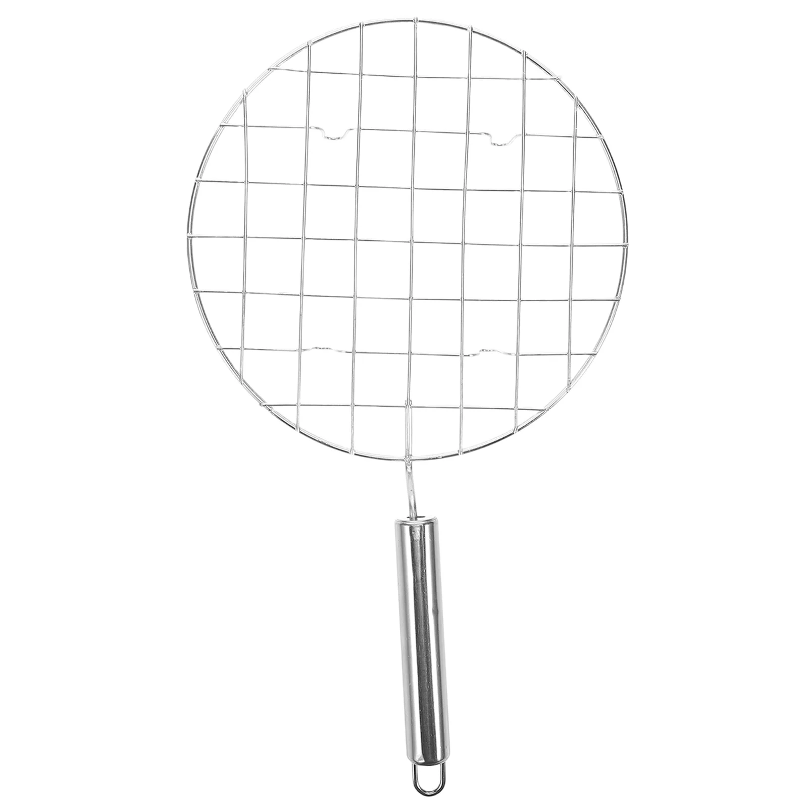 

Portable Stainless Steel BBQ Grill Wire Mesh Camping Accessories Outdoor Cooking Utensils Thickened Mesh Durable Handle