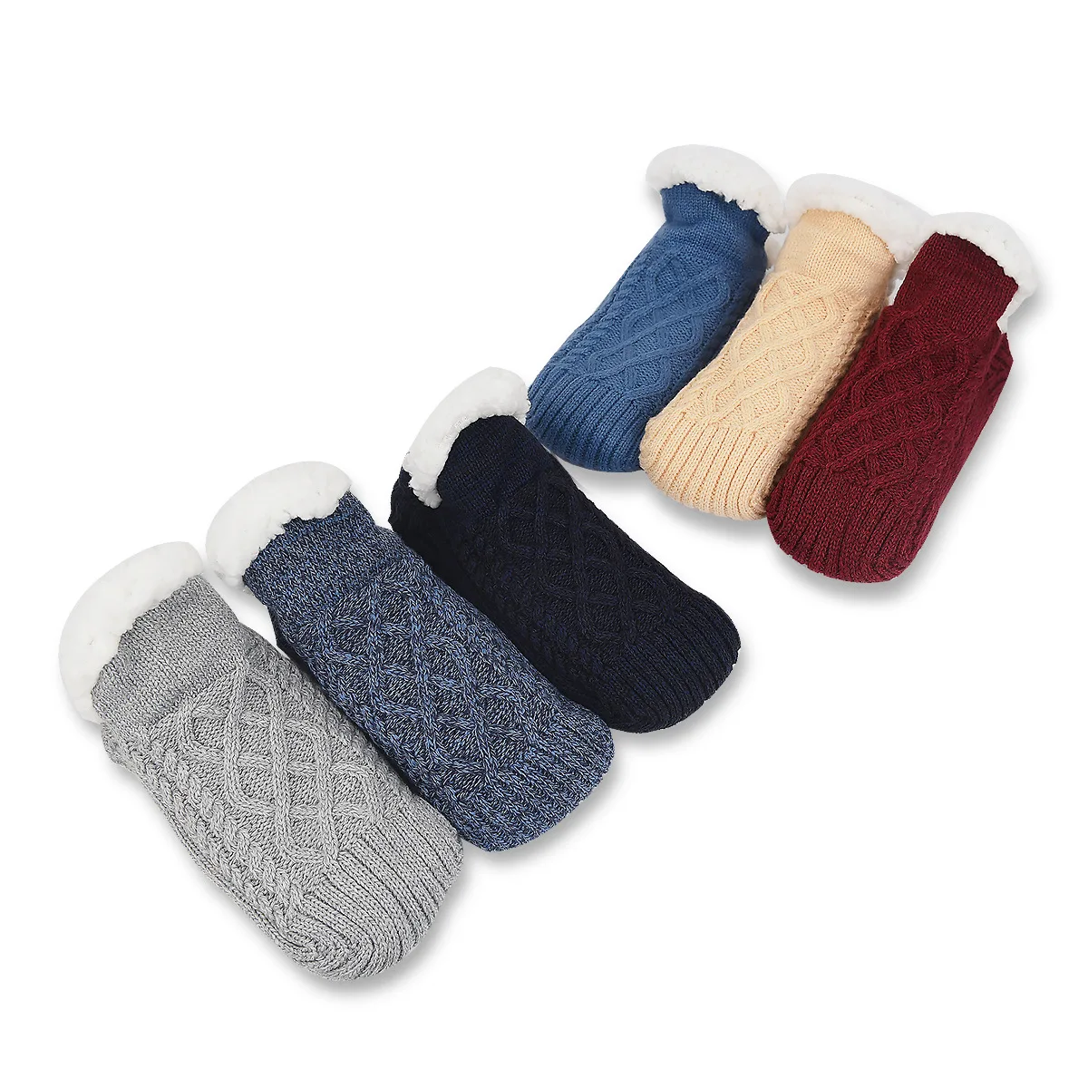 1/2 Pairs Winter Warm Thicken Snow Socks Men Women Non-slip Floor Sock Couple Sleep Carpet Socks Neutral Plush Slippers Sock