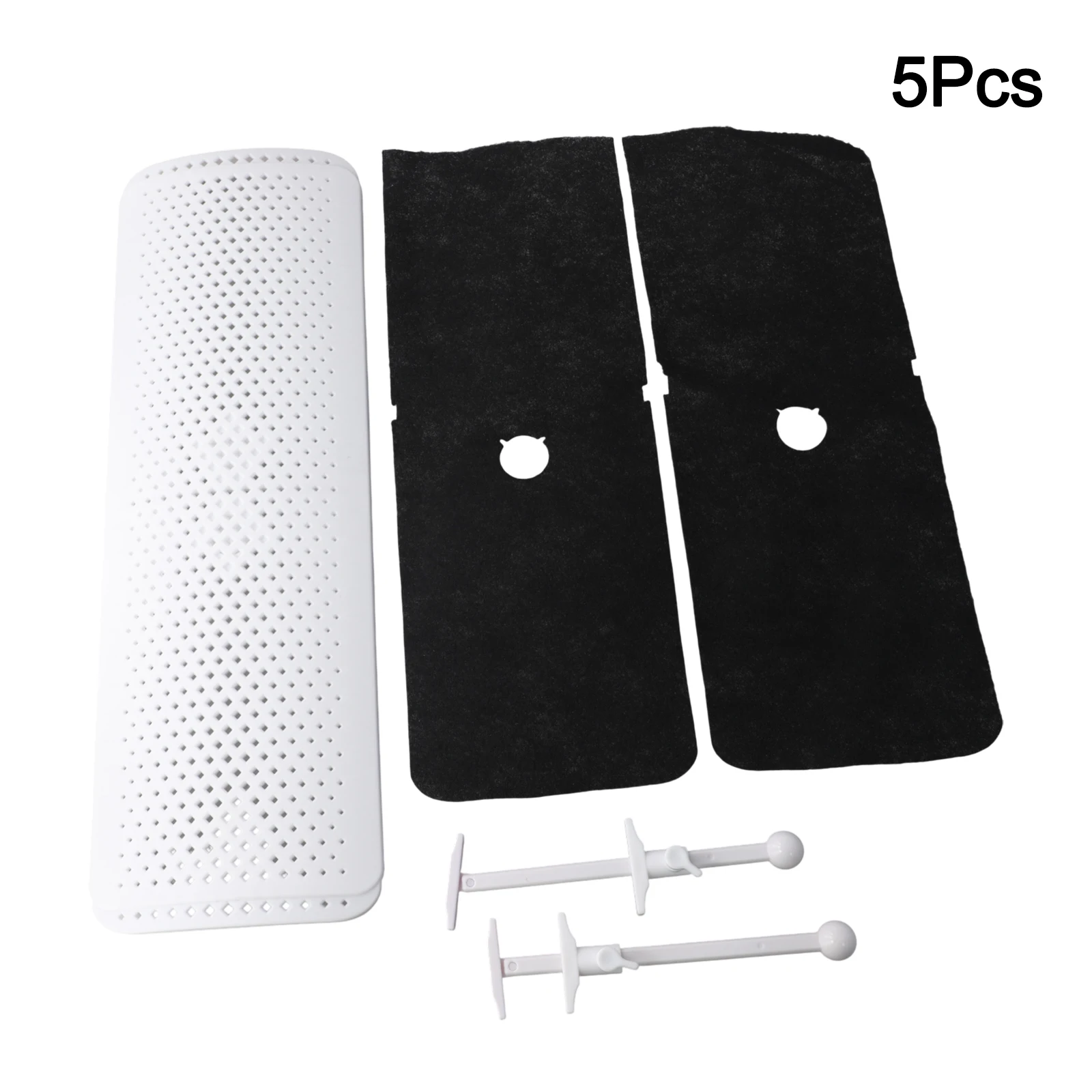 Central Air Conditioning Vent Deflector with Adjustable Airflow and Effective Dust Filter Cotton for Ceiling and Side AC Vents