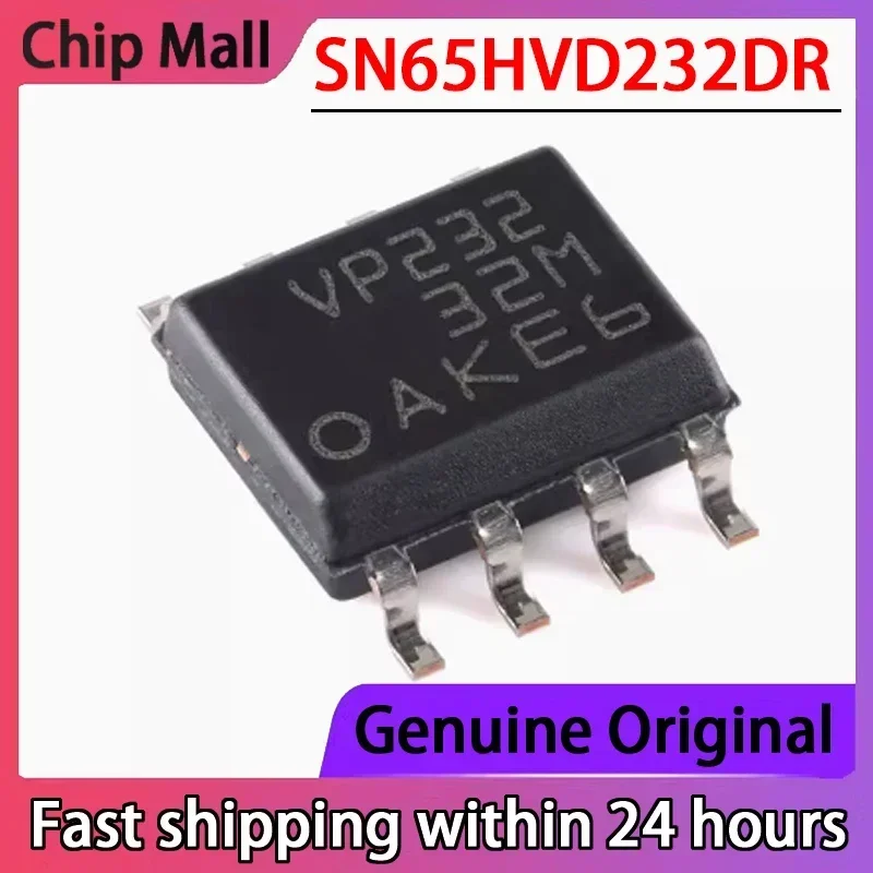 

10PCS NEW Original SN65HVD232DR Screen Printed VP232 SOIC8 CAN Transceiver Chip in Stock