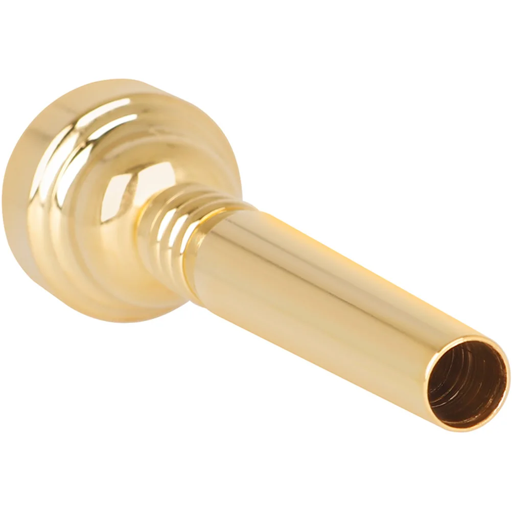 

Gold-plated Small Mouth Trumpet Beginners Horn Mouthpiece Replacement Brass Standard Accessories Music Instrument Student Use