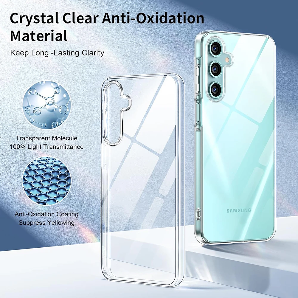 Shockproof Silicone Soft Case For Samsung Galaxy A16 4G 5G Ultra Thin Clear Transparent Back Cover For A 16 2024 Fit Shell Coque