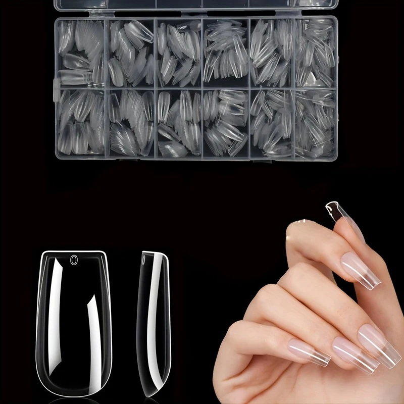 

Мягкие типсы для домашнего салона своими руками, подарки, предварительно формированные гелевые накладные кончики для наращивания ногтей (12 размеров)