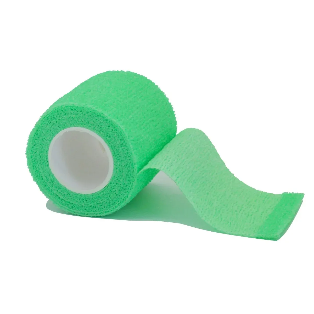 Bright green Sports benda autoadesiva Vet Wraps Tape Finger joint Kit protettivo atletico benda elastica per animali domestici 2.5-15CM