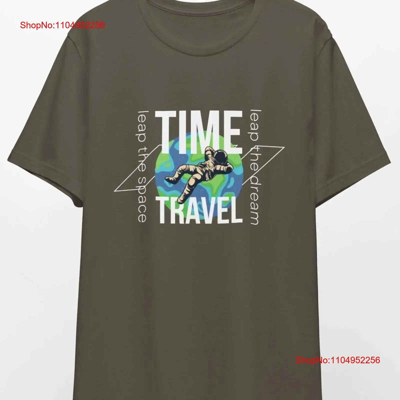 Time Travel T Shirt Vintage Retro Traveler  vintage Washed Soft Top For Everyday Wear fashion Slightly Versatile Stylish