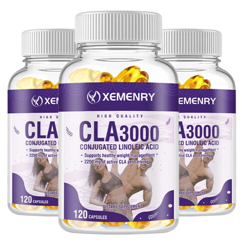 

CLA 3000mg Supplement - Supports Energy Production, Boosts Metabolism, Enhances Muscle Strength, and Non-GMO