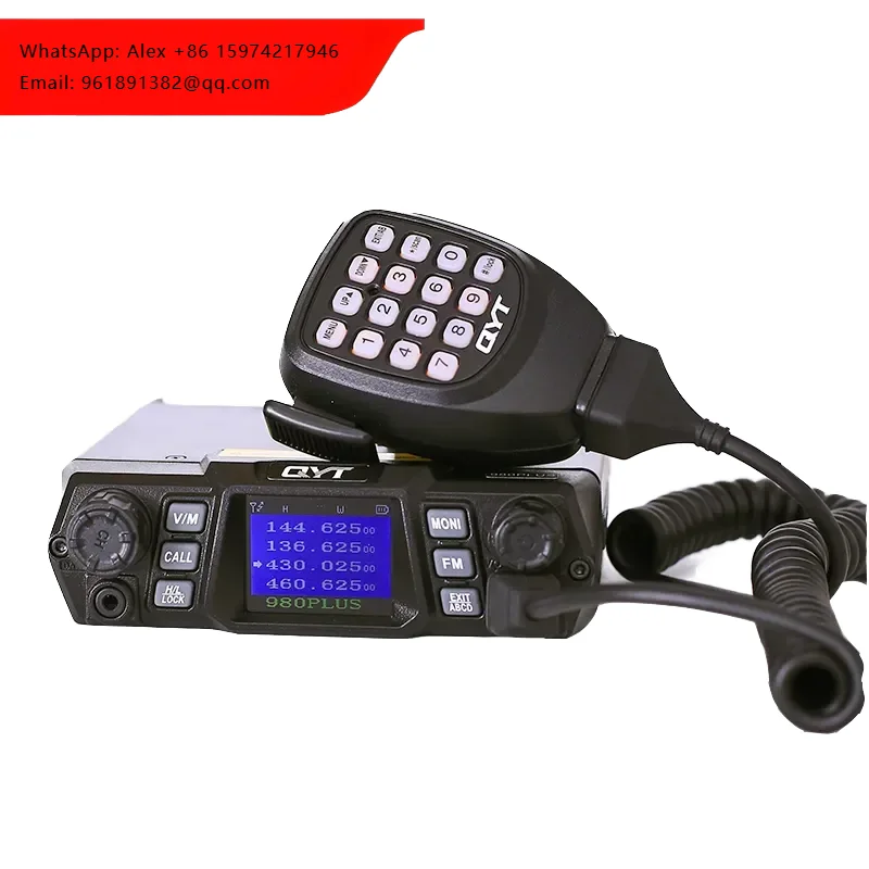 

Радиостанция QYT KT-780Plus 100 Вт, высокомощная, VHF/UHF, мобильная, для любительской связи