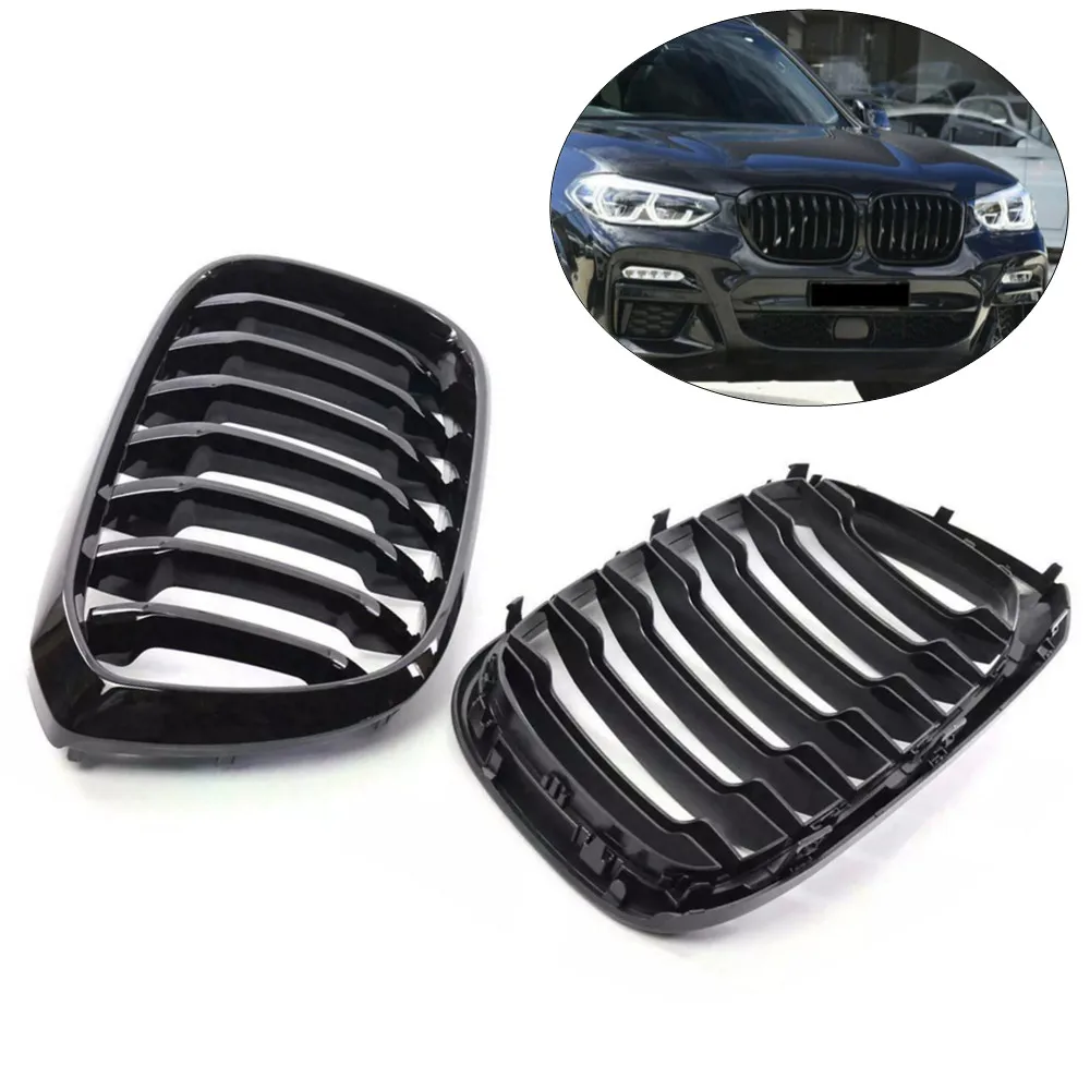 

For BMW X3 G01 X4 G02 2018 2019 2020 2021 2022 Single Slat Style Grille Front Kidney Mesh Grill Replacement Car Accessories