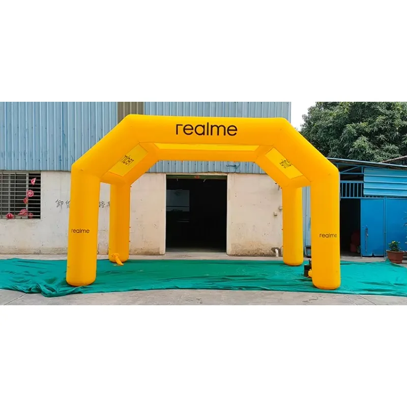 Gate Race Display Sport Air Arch Recycle Custom Printed Logo Arch For Events Gazebo Promotional Advertising Inflatable Tent