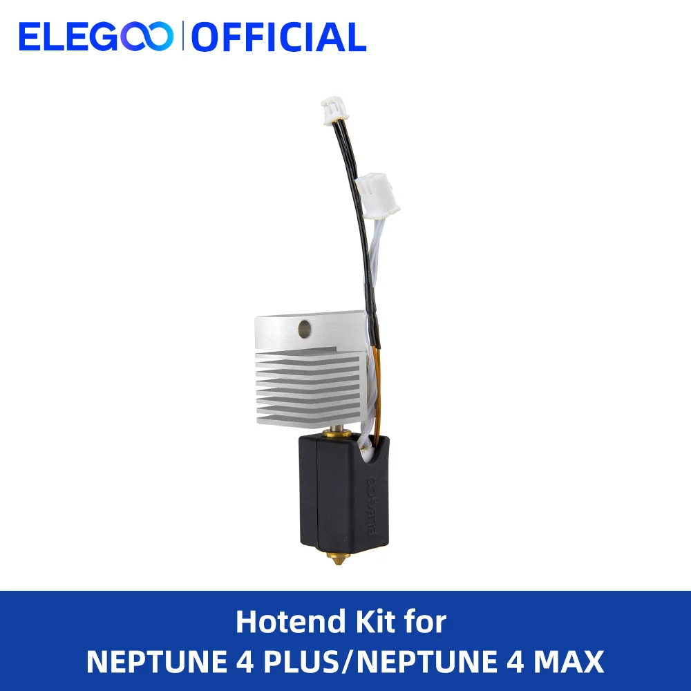 ELEGOO Hotend kit for Neptune 4 Plus/Max 3D Printer, Fully Assemble All-Metal Hotend with Nozzle, ELEGOO 3D Printer Accessories