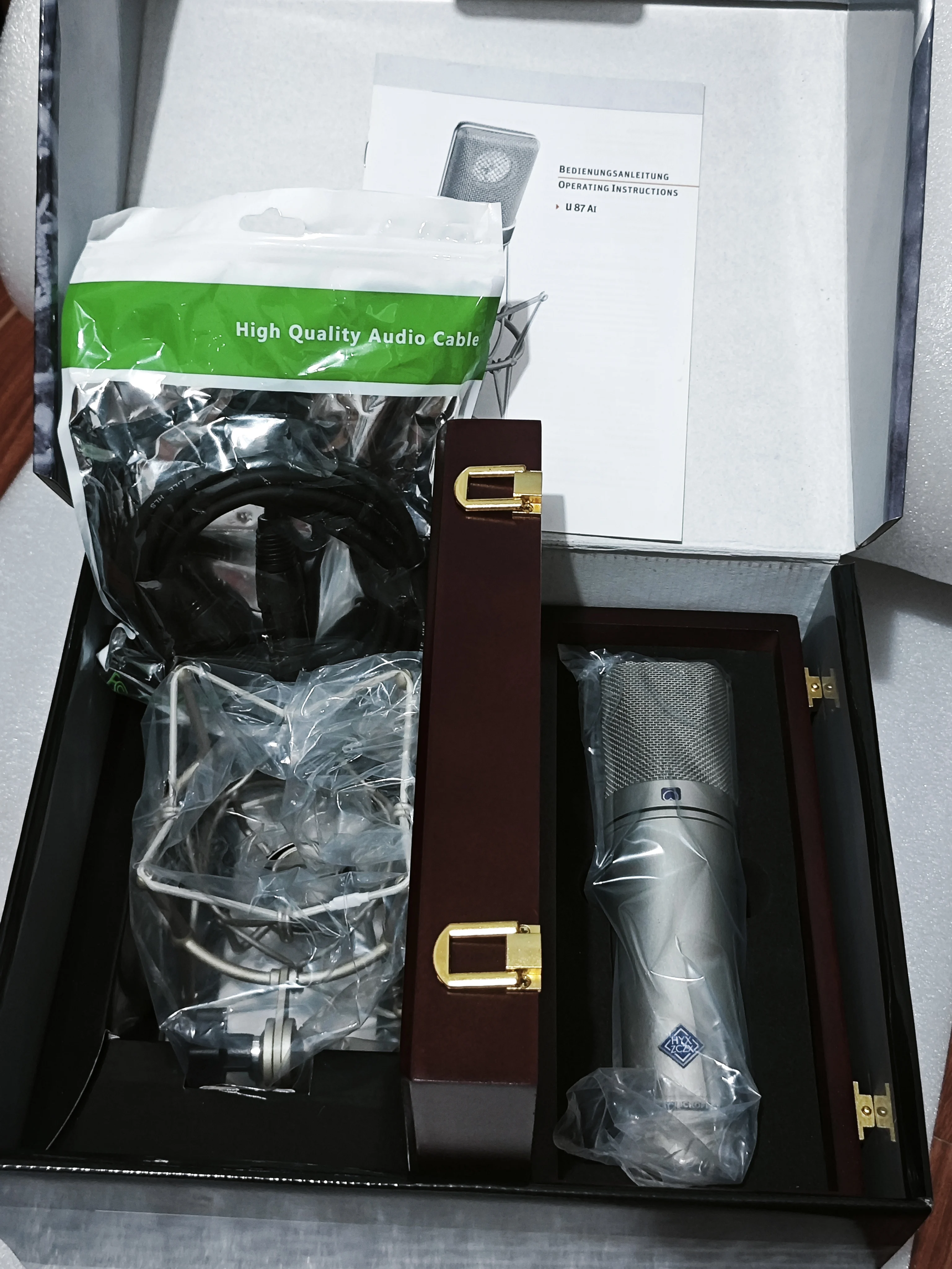 2026High-end HYXZCZX- Heart-shaped U87AI Microphone condenser Studio/Podcast/Live Streaming/Recording Studio Professional Mic48V