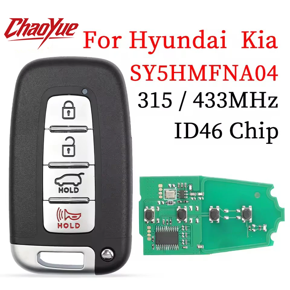para Hyundai Sonata 2011 2012 2013 2014 Kia Sportage Sorento entrada sin llave mando a distancia inteligente para coche Fob 315/