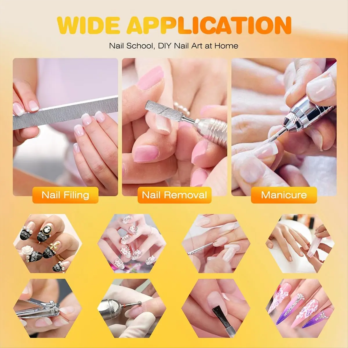 Nails Dust Collector Machine Powerful Dust Collector Nails Tech Vacuum Fan Extractor Manicure Pedicure Tool US Plug