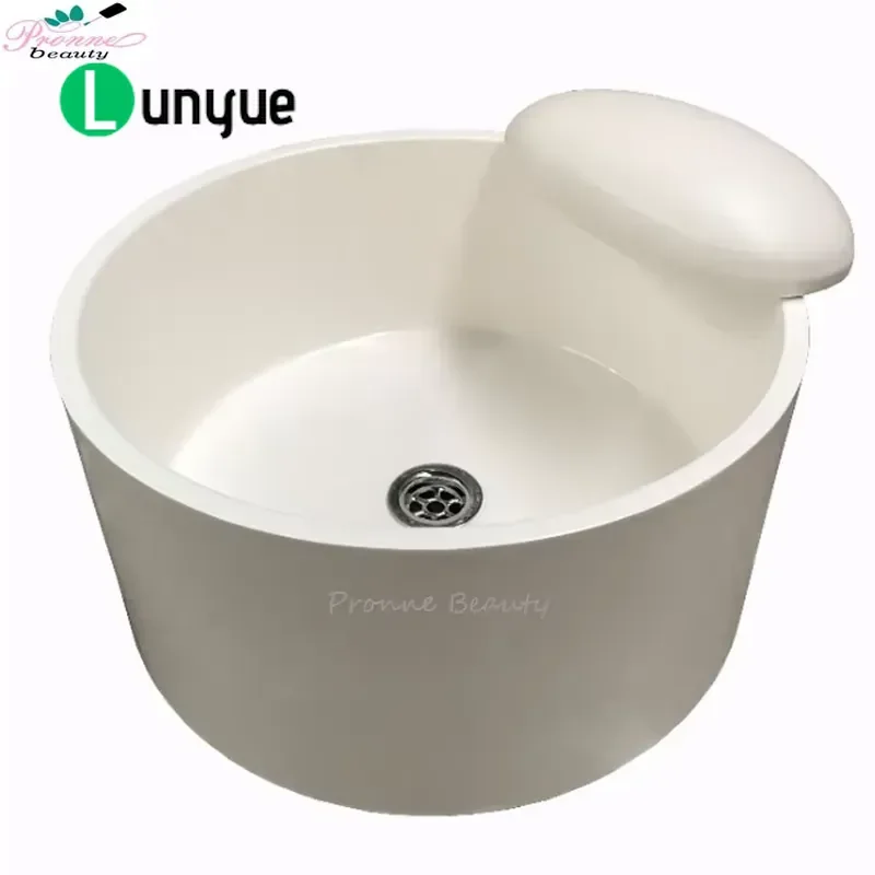 Luxury Round Square Ceramic Foot Spa Bathtub Bowl High Quality Soaking Basin for Home Bathroom Relaxation Pedicure Care