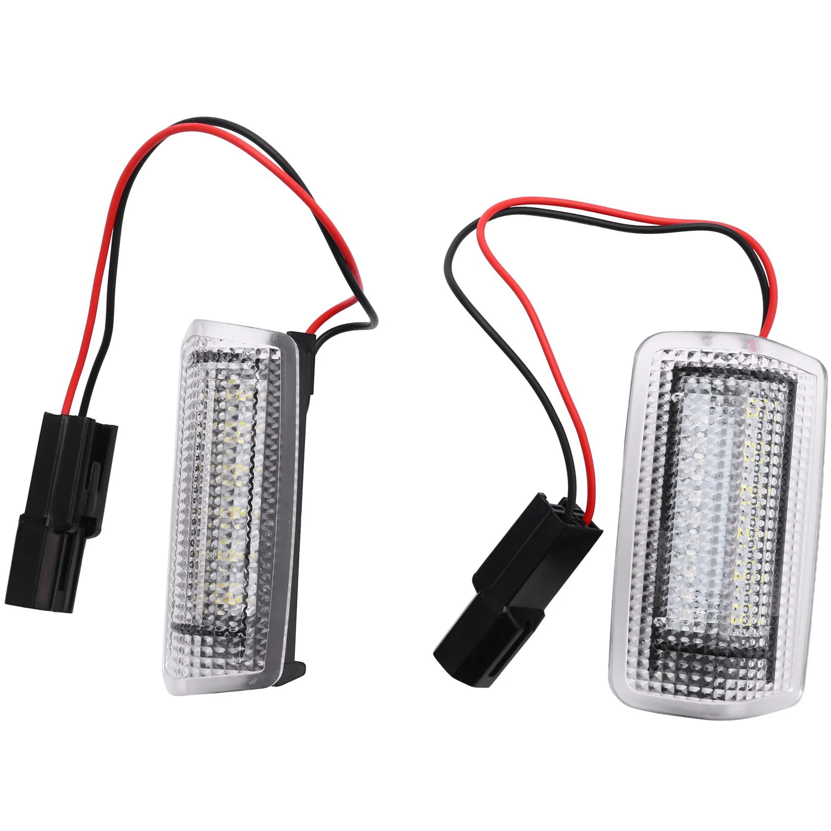 Carro LED Porta Cortesia Luz, branco, vermelho, Fit para Wish Prius, Alphard, Ecosport, Is250, Rx350