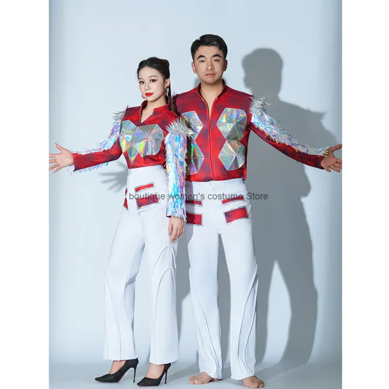 

Cyber Clothing Mechanical Style Modern Dance Performance Costume Opening Dance Partner Dance Performance Punk Costume