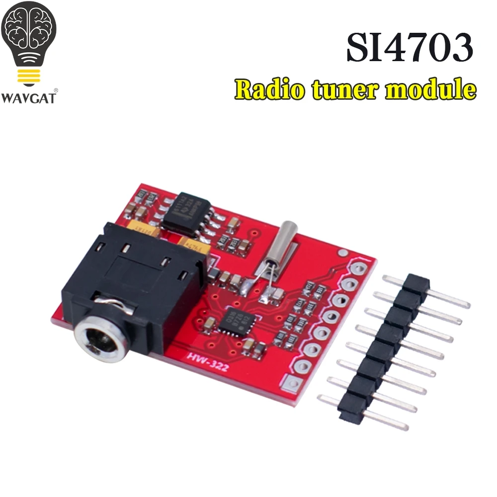 WAVGAT Si4703 RDS FM-радио тюнер, оценочный коммутационный модуль для Arduino AVR PIC ARM, модуль фильтрации обслуживания радиоданных данных
