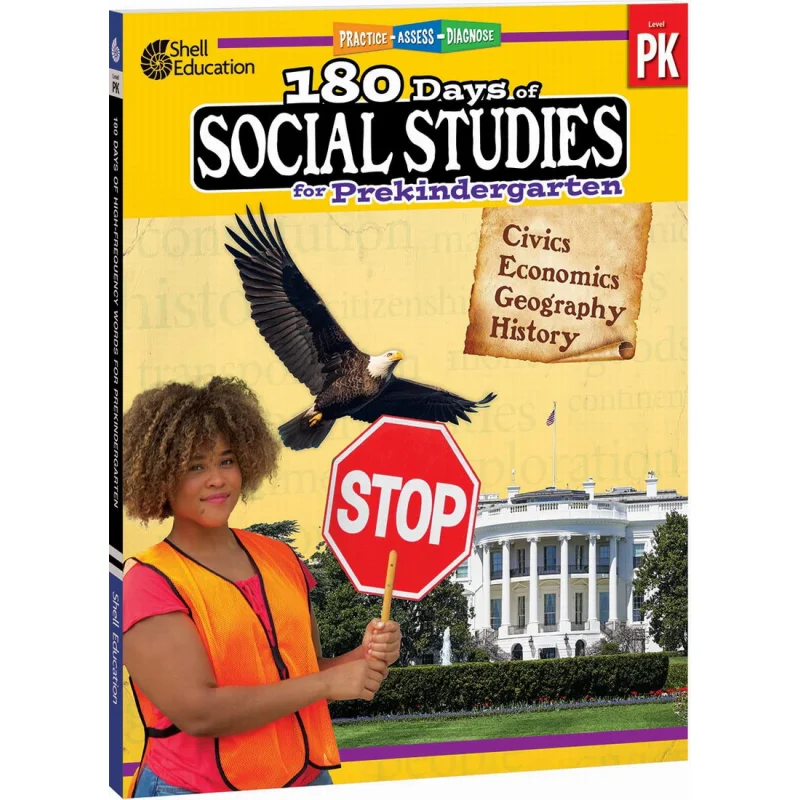180 Days Of Social Studies For Prekindergarten Darcy Mellinger Shell Education 9781087662664 Book