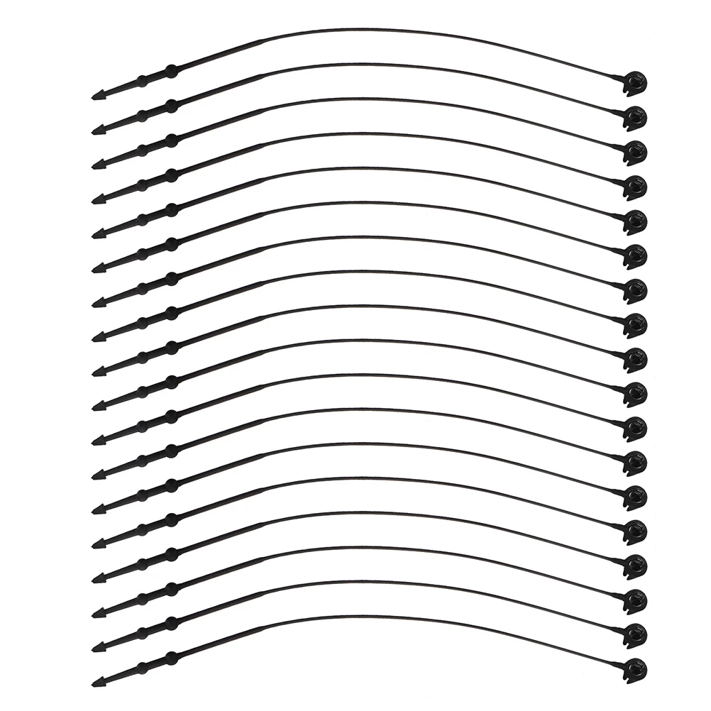 

5000pcs Plastic Tag Fasteners for Clothing Price Tags Small Size Disposable Security Loop Black Color