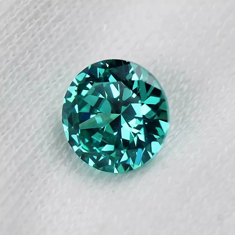 Lab-Grown Paraiba Loose Gemstones Round Cut Ideal for DIY Jewelry Making Wholesale & Retail Available