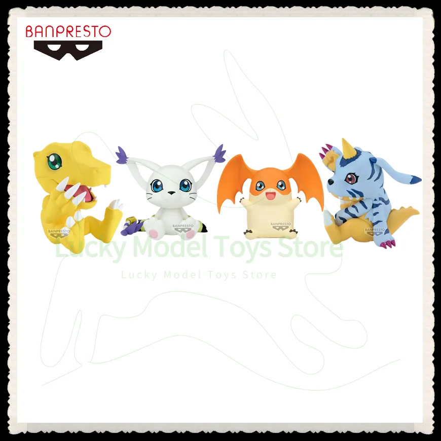 В наличии 100% оригинальная фигурка Bandai Banpresto Sofubi Digimon Adventure Agumon, аниме-коллекционный набор, подарок на день рождения.