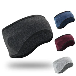 Winter Headbands for Hair Woman Men Outdoor Fleece Ear Protection Hair Bands Sports Cycling Warm Forehead Cover Hair Accessories