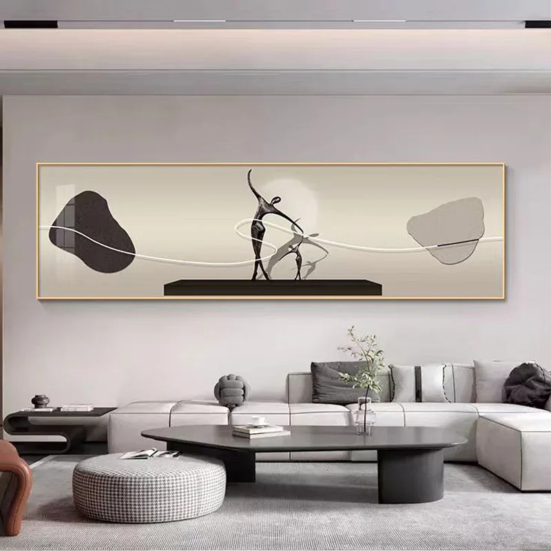 Abstract Character Bedroom Bedside Decoration Painting Modern And Minimalist Master Bedroom Room Hotel Hanging Painting