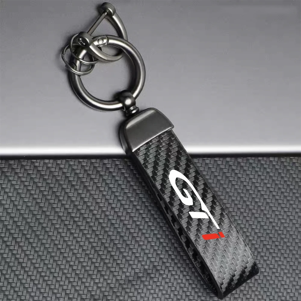 Car Lanyard Keychain Keyring Auto Accessories For Peugeot GT GTline 3008 106 406 407 408 4008 2008 5008 4007 5008