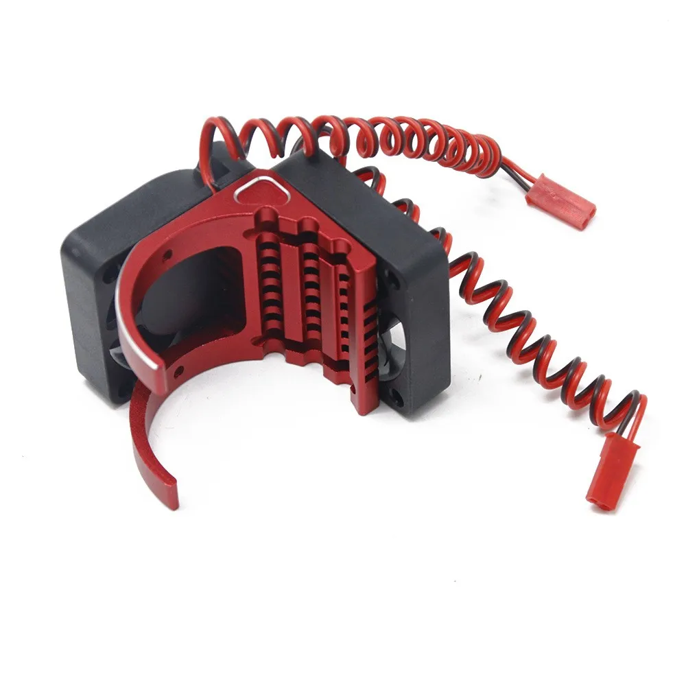 42 مللي متر محرك مزدوج المروحة تبريد بالوعة الحرارة ل Traxxas 1/10 MAXX E-Revo E-Maxx قمة Arrma 1/8 Kraton Talion Typhon RC سيارة #4