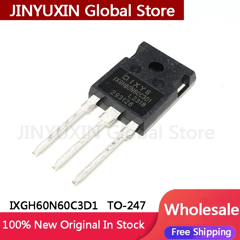 2-100Pcs IXGH60N60C3D1 IXGH60N60C3 60N60C3D1 60N60C3 TO-247 IC Chipset In Stock Wholesale