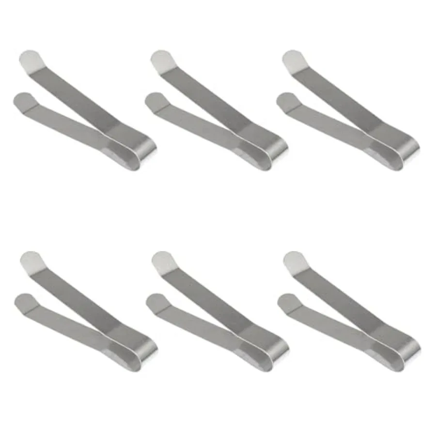 6PCS Stainless Steel Candle Wick Trimmer Cutter 11x1.5cm Aromatherapy DIY Tool Tweezers