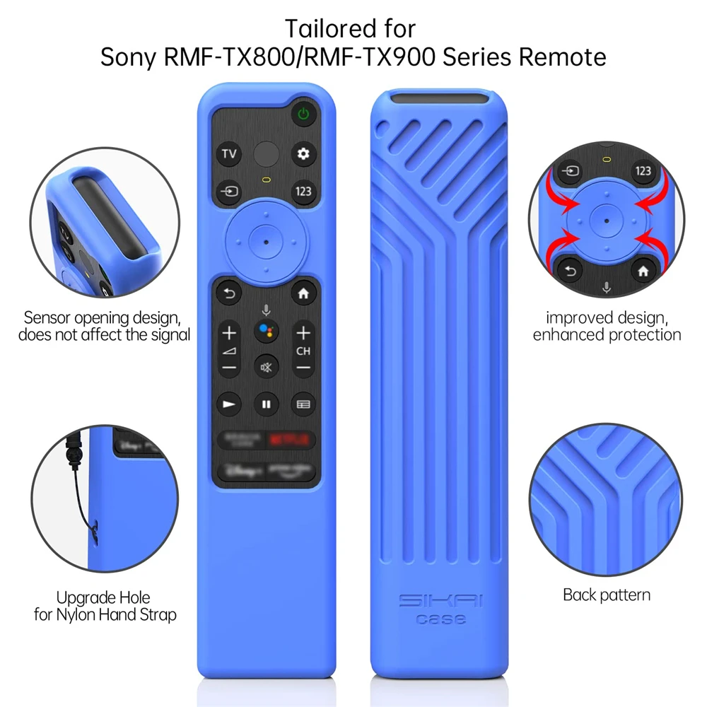 Case RMF-TX800P TX800U TX800C TX900U TX900C TX900P for Sony XR X95K X90K A80K 4K OLED TV Remote Control Silicone Luminous Cover