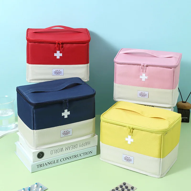 

Портативная неотложная медицинская аптечка — просторная водонепроницаемая сумка для путешествий, кемпинга и быстрого доступа