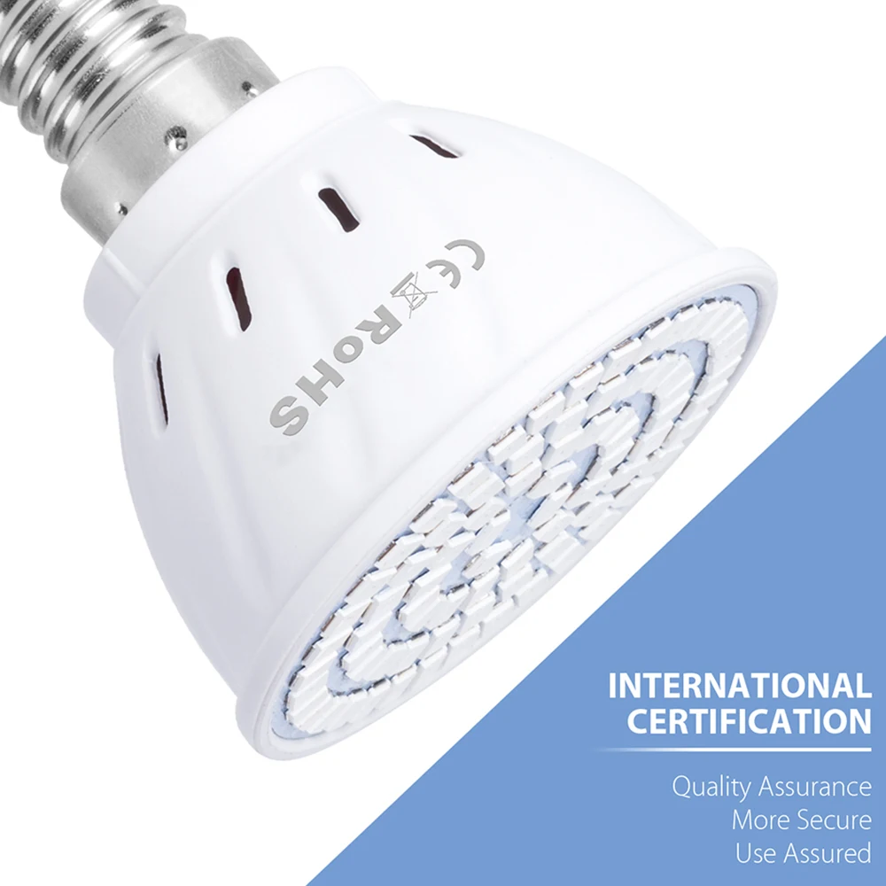 9 واط شاشة ليد بطيف كامل تنمو ضوء E27 نبات داخلي ملء مصباح 220 فولت الدفيئة خيمة بوعاء الشتلات العصارية زراعة الإضاءة #2