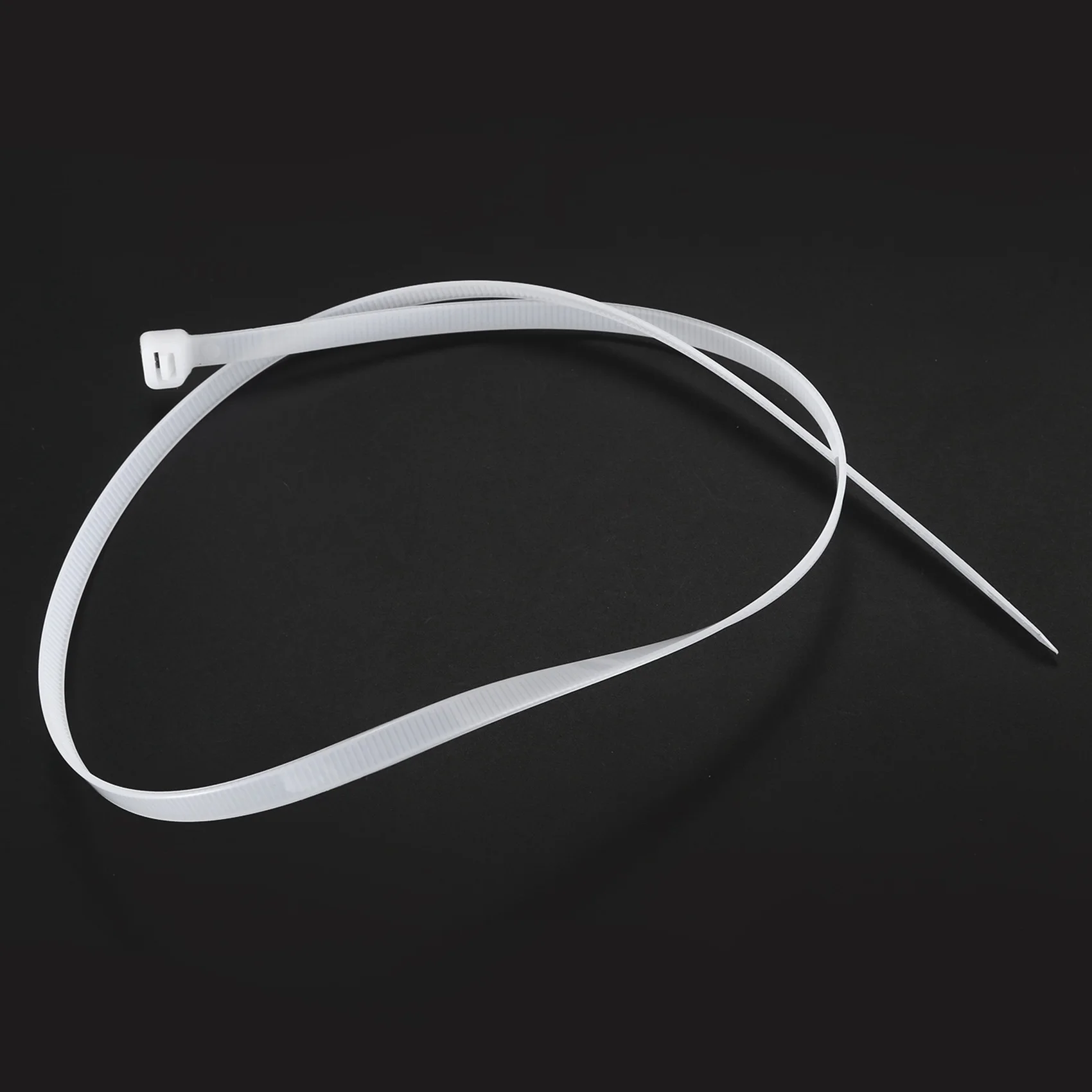 BAAJ-20X Extra Long 76Cm Cable Ties White Zip Wraps