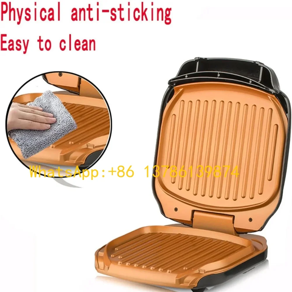 1200 واط داخلي شواية كهربائية مقلاة شواء كهربائية غير عصا الكهربائية شريحة لحم شواية شواية ساندويتش محمصة سوي للأغذية السميكة