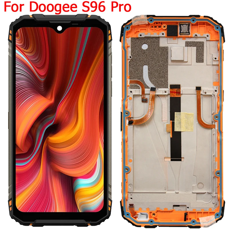 For Doogee S96 Pro LCD Display Touch Screen With Frame 6.22\