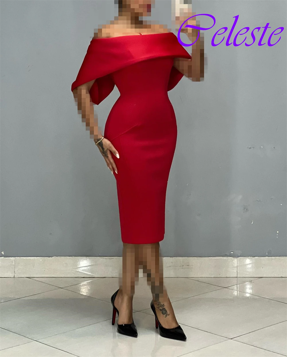 Customized Exquisite Off the Shoulder Evening Dress High Quality Satin Prom Dresses Temperament Homecoming Gowns For Woman